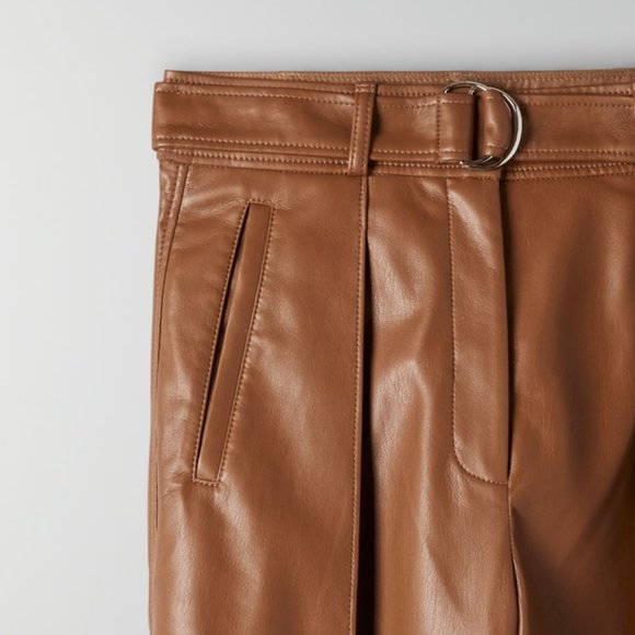 Babaton vegan leather trouser pant - Picture 4 of 4